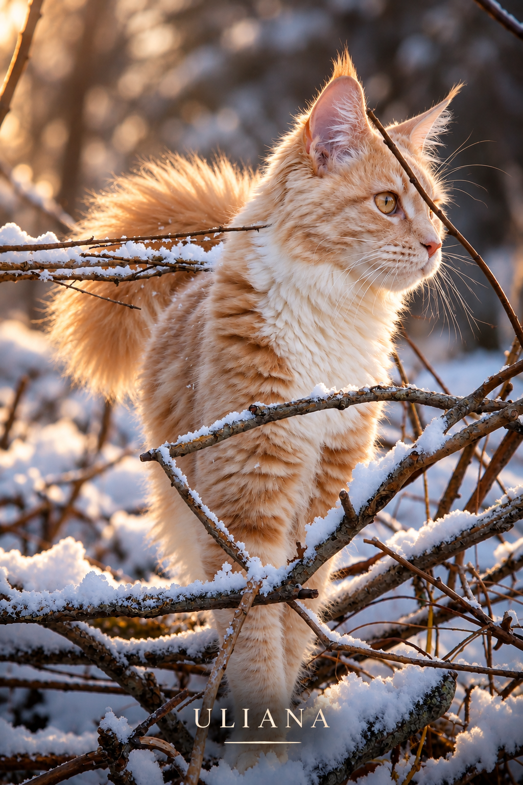Uliana, femelle Maine Coon reproductrice à la Maine Coon Corp