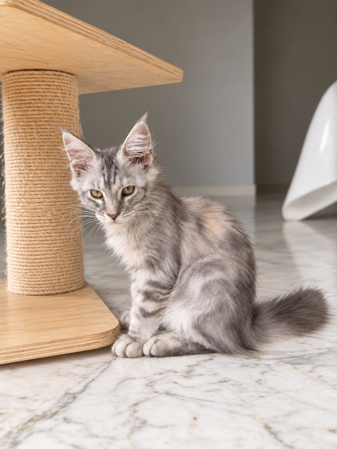 Babouche, Maine Coon kitten, photo 3