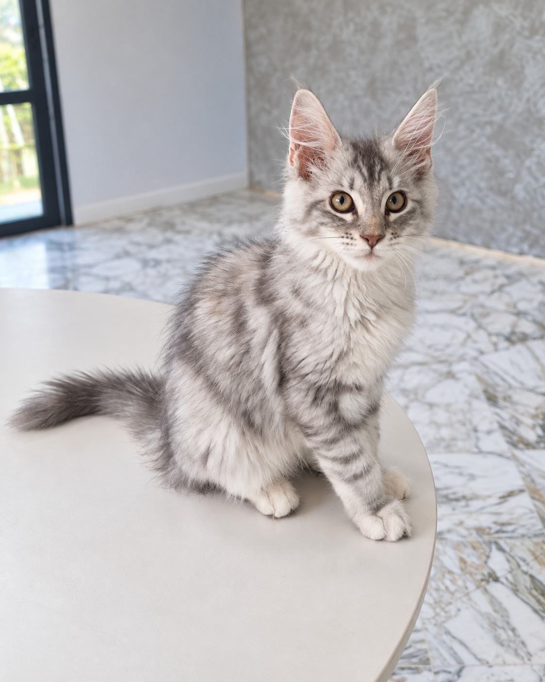 Babouche, Maine Coon kitten, photo 1