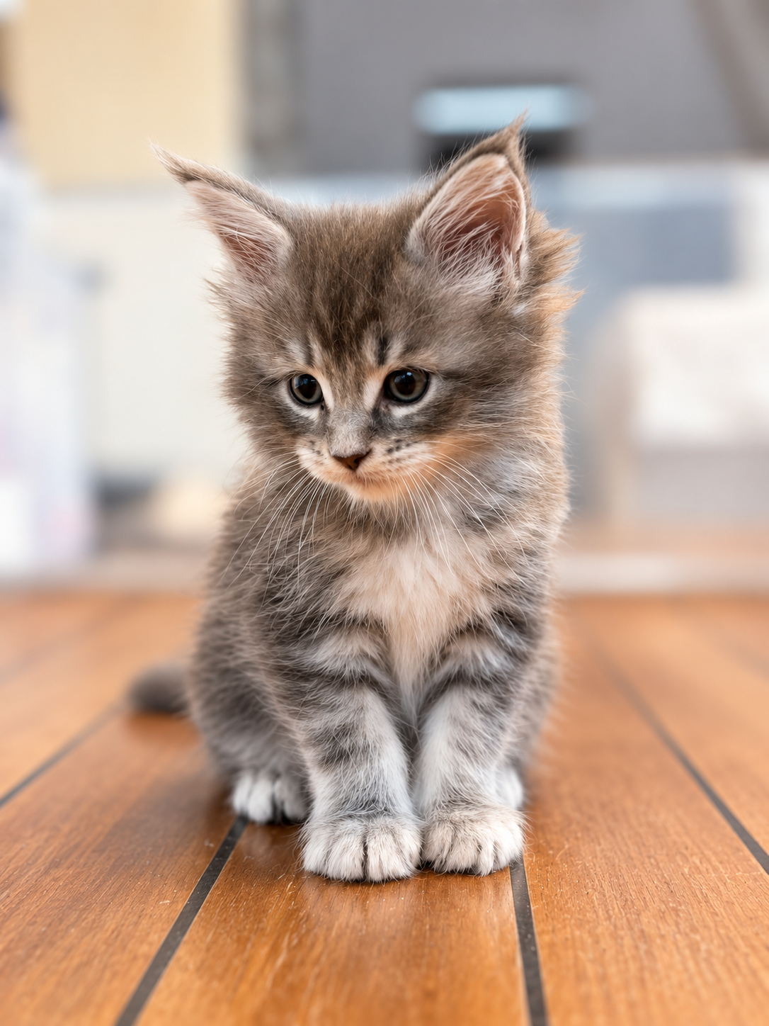 B&rsquo;Charlie, Maine Coon kitten, photo 6